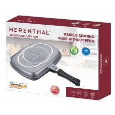 HT-CDF34M SILVER HERENTHAL Tigaie dubla gri, o par..