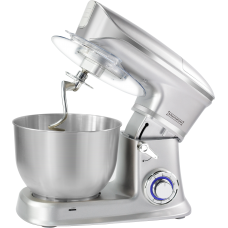 Royalty Line Mixer de bucatarie cu bol si suport 1300W, argintiu