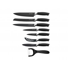 Royalty Line Set de cutite, 8 piese, negru