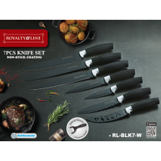 Royalty Line Set de cutite, 8 piese, negru..