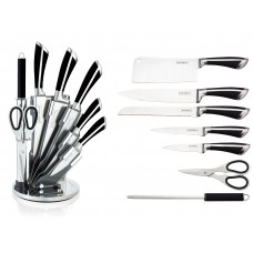 Royalty Line Set de cutite 8 piese, maner negru