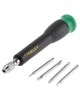 Set de surubelnite de precizie cu 4 tije torx STANLEY. Set de surubelnite de precizie cu 4 tije torx STANLEY.