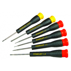 Set 6 surubelnite de precizie cu tija fixa STANLEY.