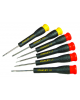 Set 6 surubelnite de precizie cu tija fixa STANLEY. Set 6 surubelnite de precizie cu tija fixa STANLEY.
