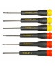 Set de 6 surubelnite de precizie cu tija fixa STANLEY. Set de 6 surubelnite de precizie cu tija fixa STANLEY.