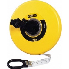 Ruleta inchisa cu banda ramforsata cu fibra de sticla STANLEY 20m