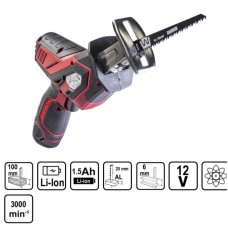 RAIDER Fierastrau sabie cu acumulator 12V x 1.5Ah..