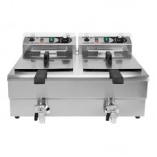 YG-04634 YATO GASTRO Friteuza dubla electrica, capacitate 2 x 12 L, putere 2 x 5 kW