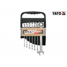 Set 7 chei combinate cu clichet 10-19 mm YATO