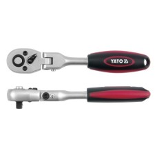 Antrenor cu clichet si articulatie prindere patrat 3/8 lungime 242 mm YATO