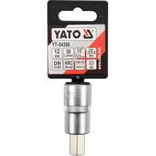 Bit hexagonal 12 mm cu adaptor 1/2 lungime 55 mm YATO