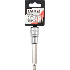 Bit hexagonal 8 mm cu adaptor 1/2 lungime 100 mm YATO