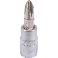 Bit cruce PH2 cu adaptor 1/4 37 mm YATO