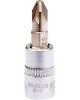 Bit Pozidrive PZ2 cu adaptor 1/4 37 mm YATO Bit Pozidrive PZ2 cu adaptor 1/4 37 mm YATO
