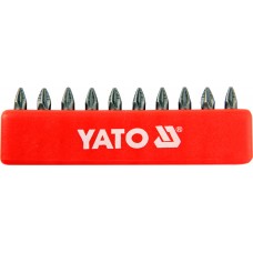 Trusa 10 biti stea PZ1 25 mm YATO