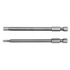 Set 2 capete surubelnita hexagonale 100 mm 3-5 mm prindere 1/4 YATO