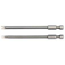Set 2 capete surubelnita tip piulita 100 mm nr 4-8 prindere 1/4 YATO