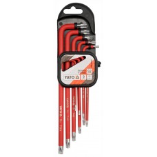Set 9 chei imbus S2 Torx cu gaura YATO Set 9 chei imbus S2 Torx cu gaura YATO