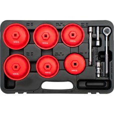 Set de chei tubulare pentru filtru de ulei 15 piese YATO