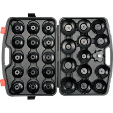 Set de chei tubulare pentru filtru de ulei 30 piese YATO