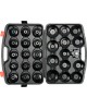 Set de chei tubulare pentru filtru de ulei 30 piese YATO