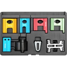 Set blocare distributie auto 8 piese aluminiu YATO Set blocare distributie auto 8 piese aluminiu YATO