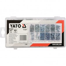 Set suruburi piulite si saibe 347 bucati YATO