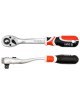 Antrenor curbat cu clichet prindere patrat 1/2 lungime 255 mm YATO