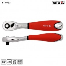 Antrenor curbat clichet prindere patrat 1/4 lungime 155 mm YATO
