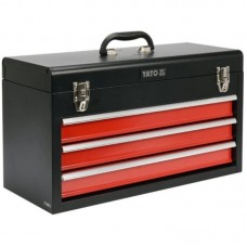 YATO Cutie metalica pentru scule, cu 3 sertare YATO Cutie metalica pentru scule, cu 3 sertare