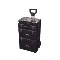 YATO Set cutii ermetice pentru scule, troller, 4 piese