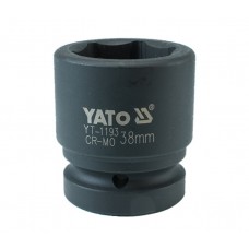 Cheie tubulara hexagonala de impact 1" de 38 mm YATO