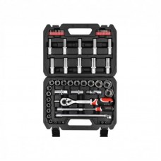 YATO Trusa chei tubulare cu antrenor 1/2", 60 piese 