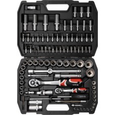 Trusa chei tubulare cu antrenor 1/2",1/4" Yato 