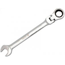 Cheie combinata cu clichet si cap flexibil 13 mm YATO