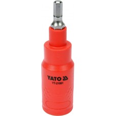 Bit hexagonal 5x75 mm izolat 1000V VDE cu adaptor 3/8 YATO Bit hexagonal 5x75 mm izolat 1000V VDE cu adaptor 3/8 YATO