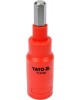 Bit hexagonal 8x75 mm izolat 1000V VDE cu adaptor 3/8 YATO