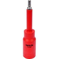 Bit hexagonal 5x120 mm izolat 1000V VDE cu adaptor 1/2 YATO Bit hexagonal 5x120 mm izolat 1000V VDE cu adaptor 1/2 YATO