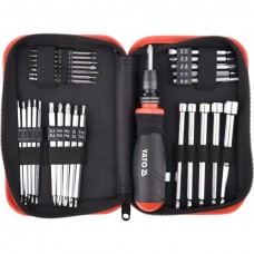 Surubelnita cu set de douazeci si opt biti Yato YT-27940 Surubelnita cu set de douazeci si opt biti Yato YT-27940