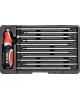 Set surubelnite cu capat dublu 12 piese YATO