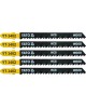Lame HCS pentru fierastrau pendular 5 buc 8 TPI YATO