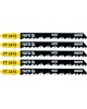 Lame pentru fierastrau pendular HCS 5 buc 6 TPI YATO