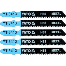 Set 5 lame HSS pentru fierastrau pendular 12 TPI YATO