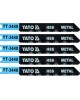 Set 5 lame HSS pentru fierastrau pendular 21 TPI YATO