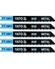 Set 5 lame HSS pentru fierastrau pendular 22 TPI YATO