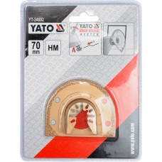 Panza semirotunda HM segmentata 70 mm YATO