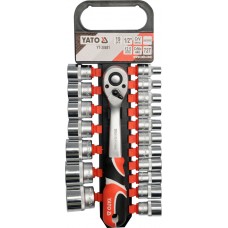 Set tubulare si antrenor 19 bucati 1/2 YATO