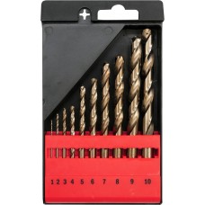 Set 10 burghie cobalt pentru metal 1-10 mm YATO