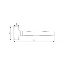 YT-4551 YATO Ciocan pentru zidarie 1250 g.. YT-4551 YATO Ciocan pentru zidarie 1250 g..