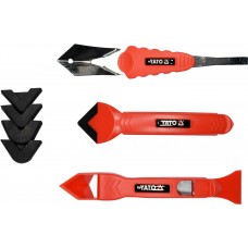 Set raclete pentru silicon 3 bucati YATO